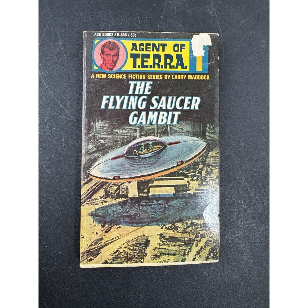 Agent of TERRA The Flying Saucer Gambit Ace Books Science Fiction Novel 1966‎